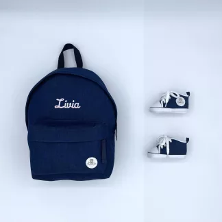 Coffret avec sac à dos et chaussures pour enfants