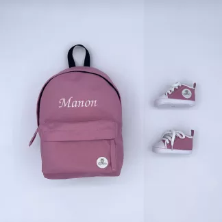 Coffret avec sac à dos et chaussures pour enfants