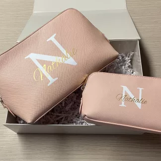 Coffret Trousse de toilette et trousse à maquillage