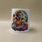 Dragon sur son nuage